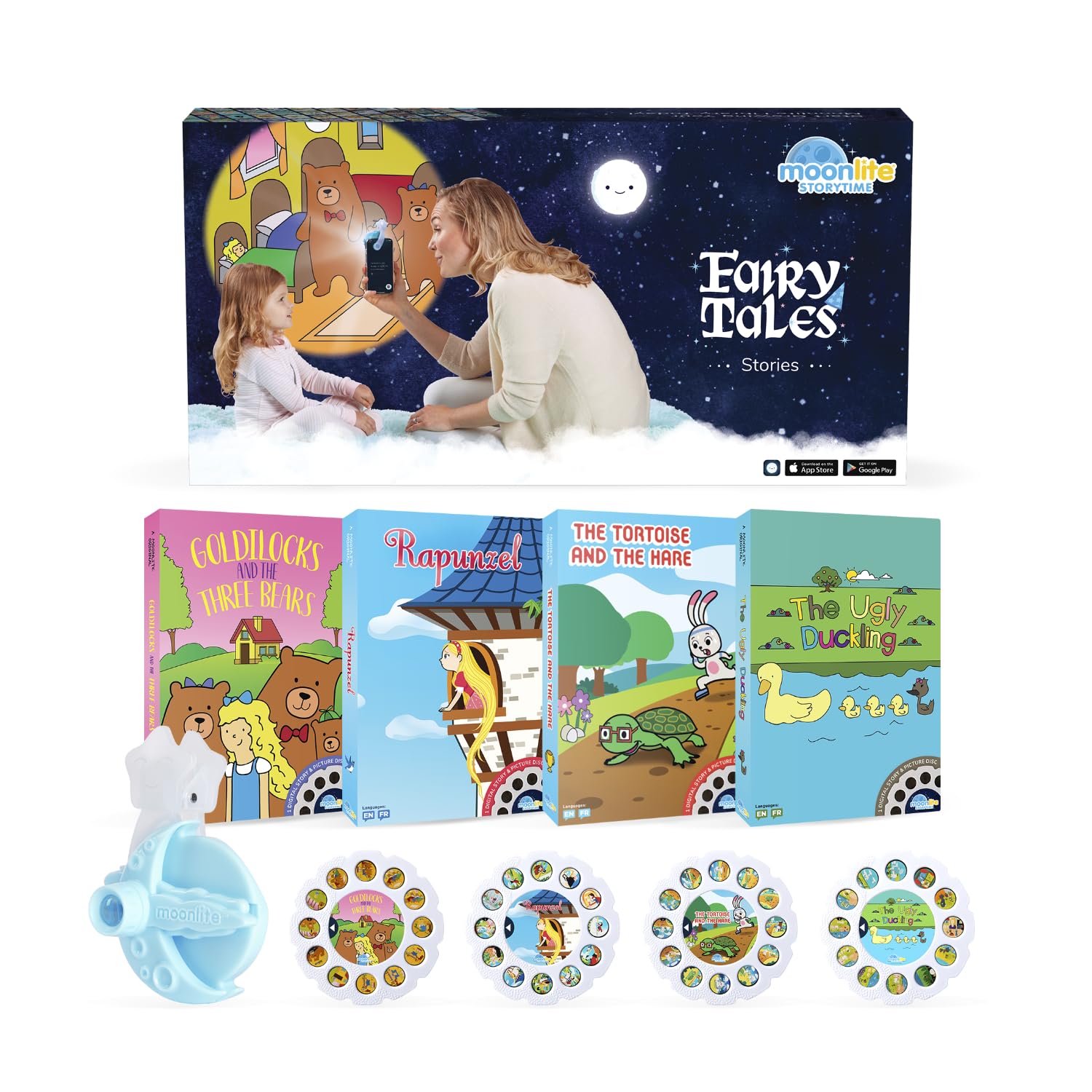 Amazon.com: Moonlite Storytime Mini Projector with 4 Fairy